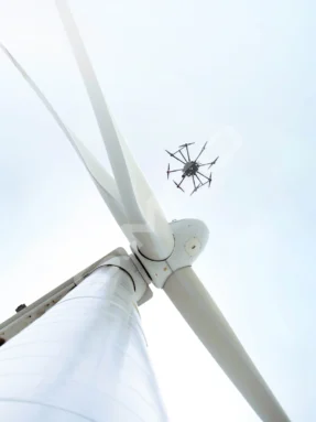 Inspektion von Windkraftanlagen 03